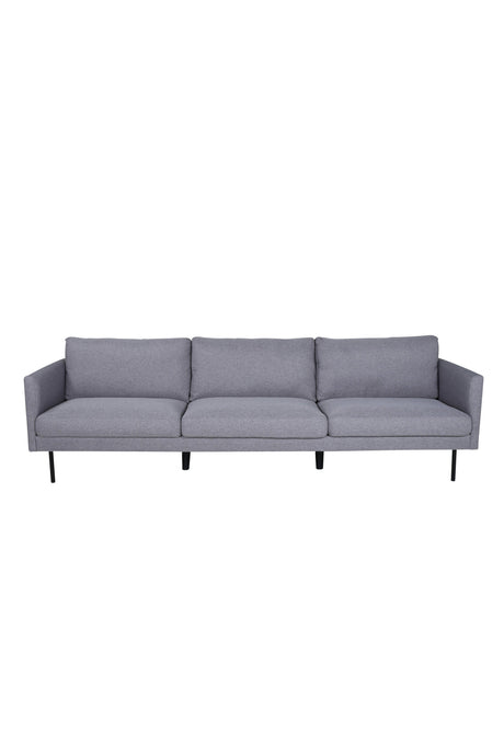 Zoom 3 - Sitzer Sofa - grau/Polyester - 3 - Sitzer Sofas - ALVAHOME