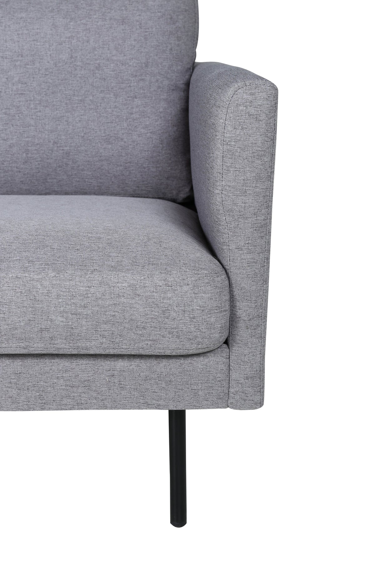 Zoom 3 - Sitzer Sofa - grau/Polyester - 3 - Sitzer Sofas - ALVAHOME