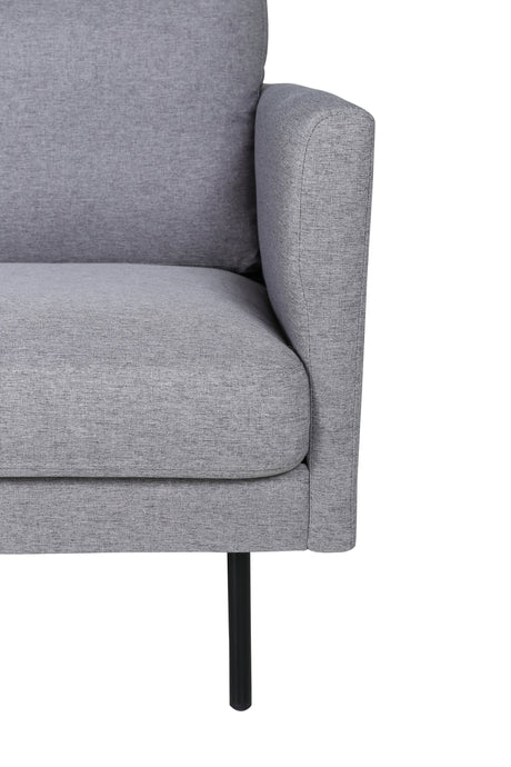 Zoom 3 - Sitzer Sofa - grau/Polyester - 3 - Sitzer Sofas - ALVAHOME