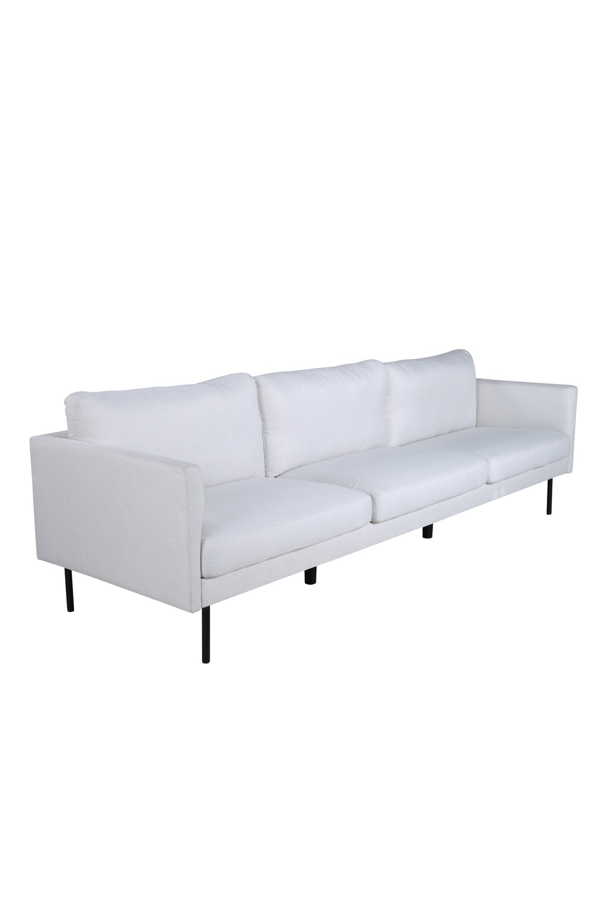 Zoom 3 - Sitzer Sofa - hellbeige/Polyester - 3 - Sitzer Sofas - ALVAHOME