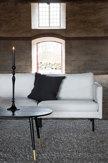 Zoom 3 - Sitzer Sofa - hellbeige/Polyester - 3 - Sitzer Sofas - ALVAHOME