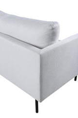 Zoom 3 - Sitzer Sofa - hellbeige/Polyester - 3 - Sitzer Sofas - ALVAHOME