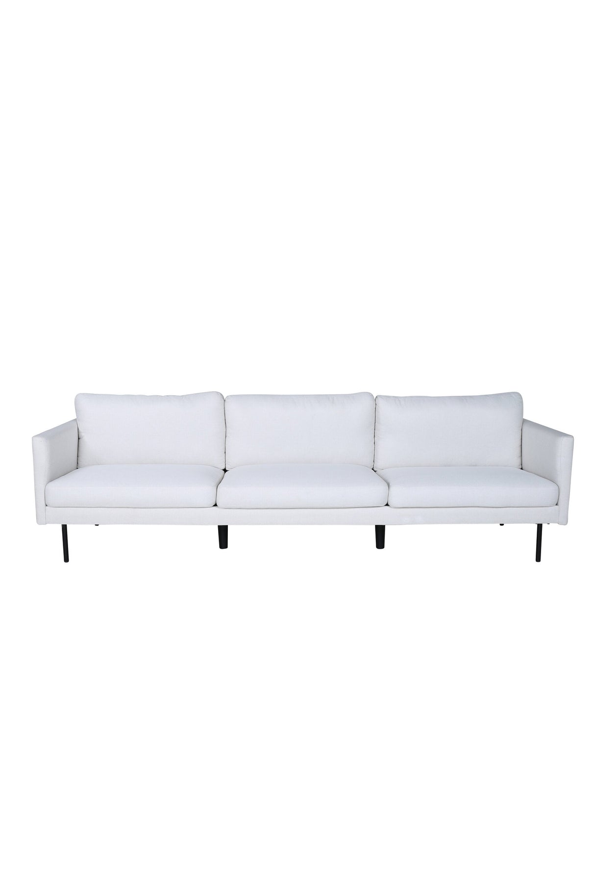 Zoom 3 - Sitzer Sofa - hellbeige/Polyester - 3 - Sitzer Sofas - ALVAHOME