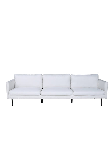Zoom 3 - Sitzer Sofa - hellbeige/Polyester - 3 - Sitzer Sofas - ALVAHOME