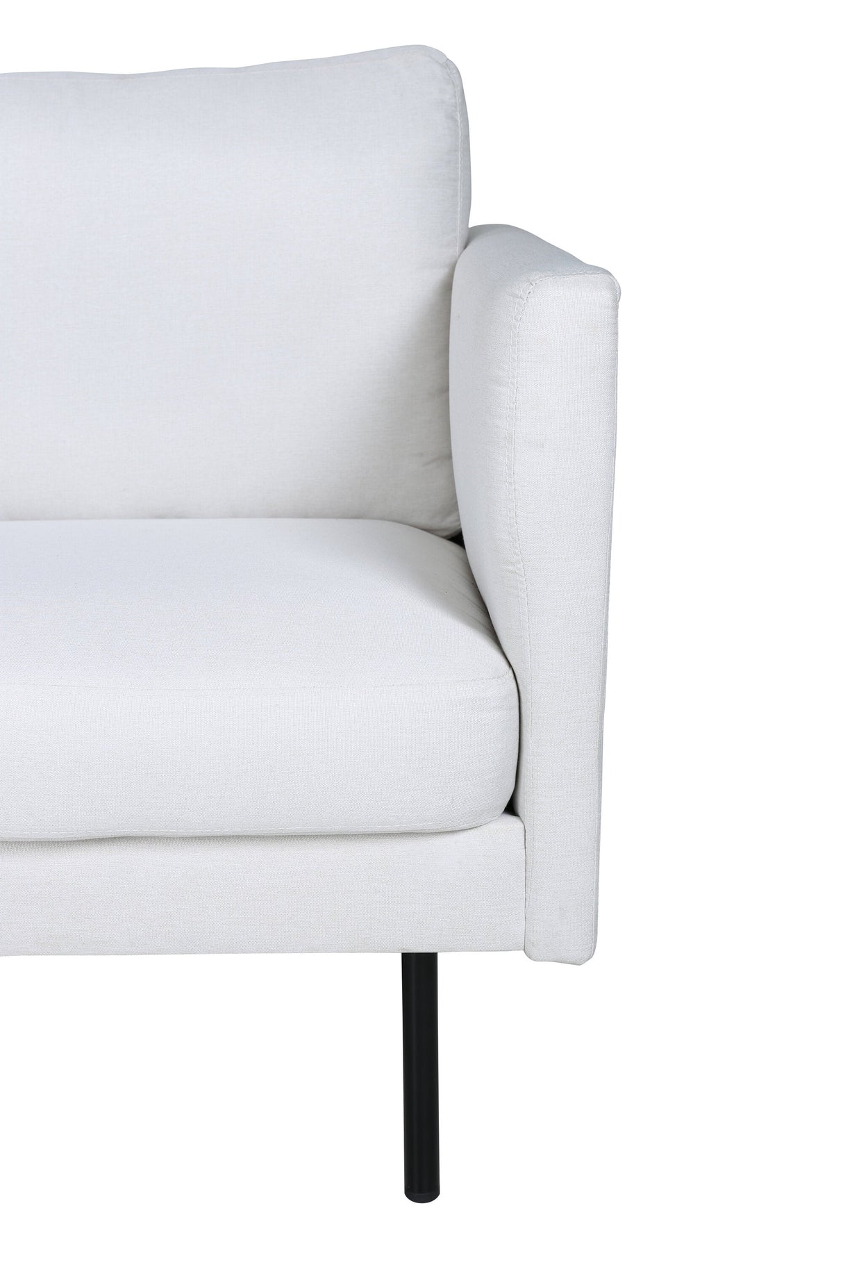 Zoom 3 - Sitzer Sofa - hellbeige/Polyester - 3 - Sitzer Sofas - ALVAHOME