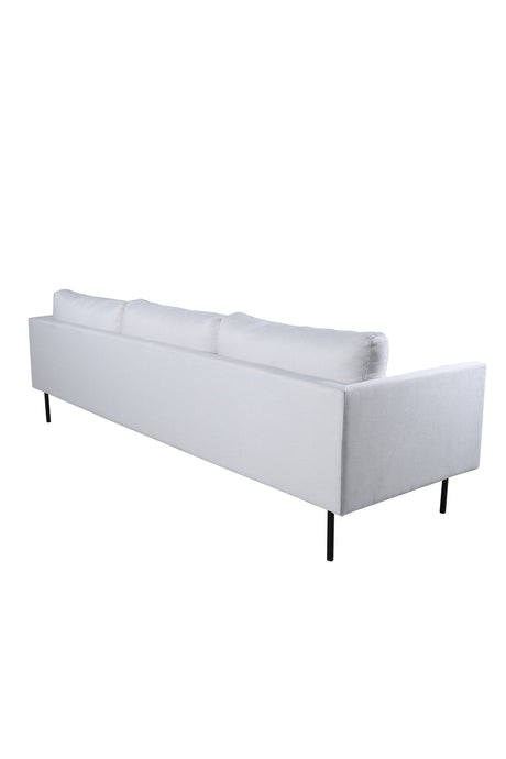 Zoom 3 - Sitzer Sofa - hellbeige/Polyester - 3 - Sitzer Sofas - ALVAHOME