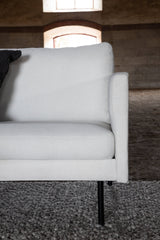 Zoom 3 - Sitzer Sofa - hellbeige/Polyester - 3 - Sitzer Sofas - ALVAHOME