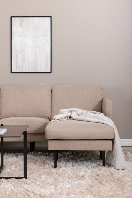 Zoom Chaiselongue Sofa - beige/Polyester - Chaiselongue Sofas - ALVAHOME