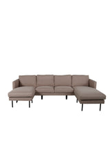 Zoom Chaiselongue Sofa - beige/Polyester - Chaiselongue Sofas - ALVAHOME