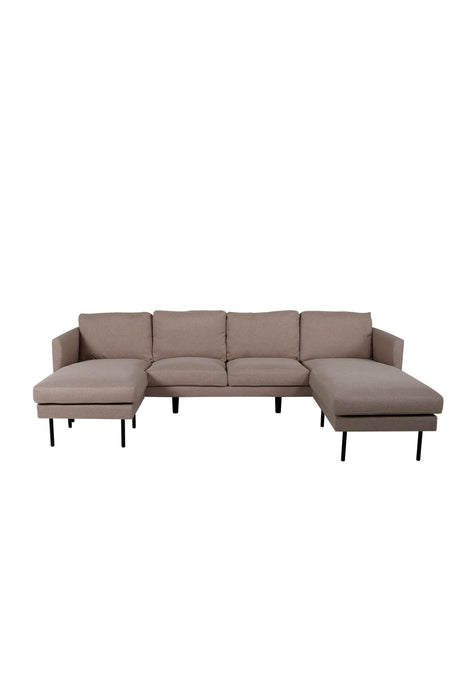 Zoom Chaiselongue Sofa - beige/Polyester - Chaiselongue Sofas - ALVAHOME