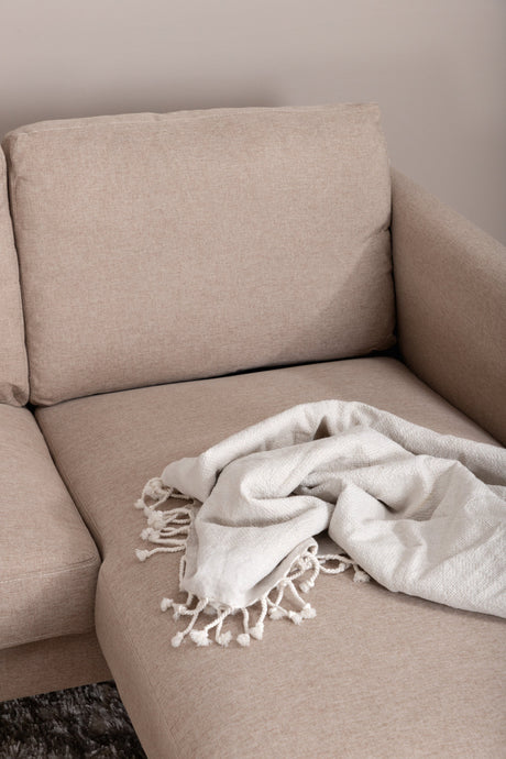 Zoom Chaiselongue Sofa - beige/Polyester - Chaiselongue Sofas - ALVAHOME