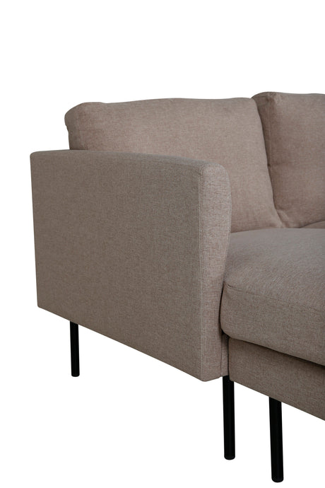 Zoom Chaiselongue Sofa - beige/Polyester - Chaiselongue Sofas - ALVAHOME