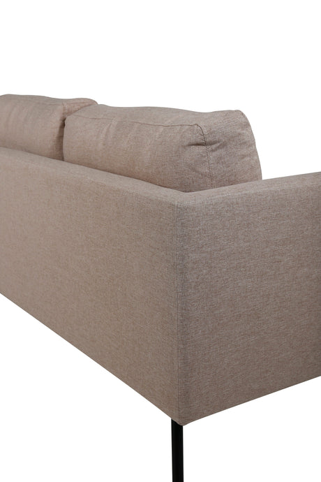 Zoom Chaiselongue Sofa - beige/Polyester - Chaiselongue Sofas - ALVAHOME