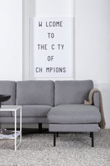 Zoom Chaiselongue Sofa - grau/Polyester - Chaiselongue Sofas - ALVAHOME