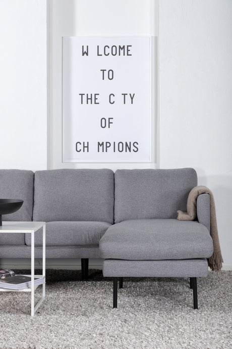 Zoom Chaiselongue Sofa - grau/Polyester - Chaiselongue Sofas - ALVAHOME