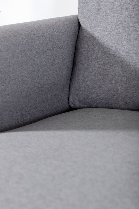 Zoom Chaiselongue Sofa - grau/Polyester - Chaiselongue Sofas - ALVAHOME