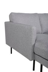 Zoom Chaiselongue Sofa - grau/Polyester - Chaiselongue Sofas - ALVAHOME