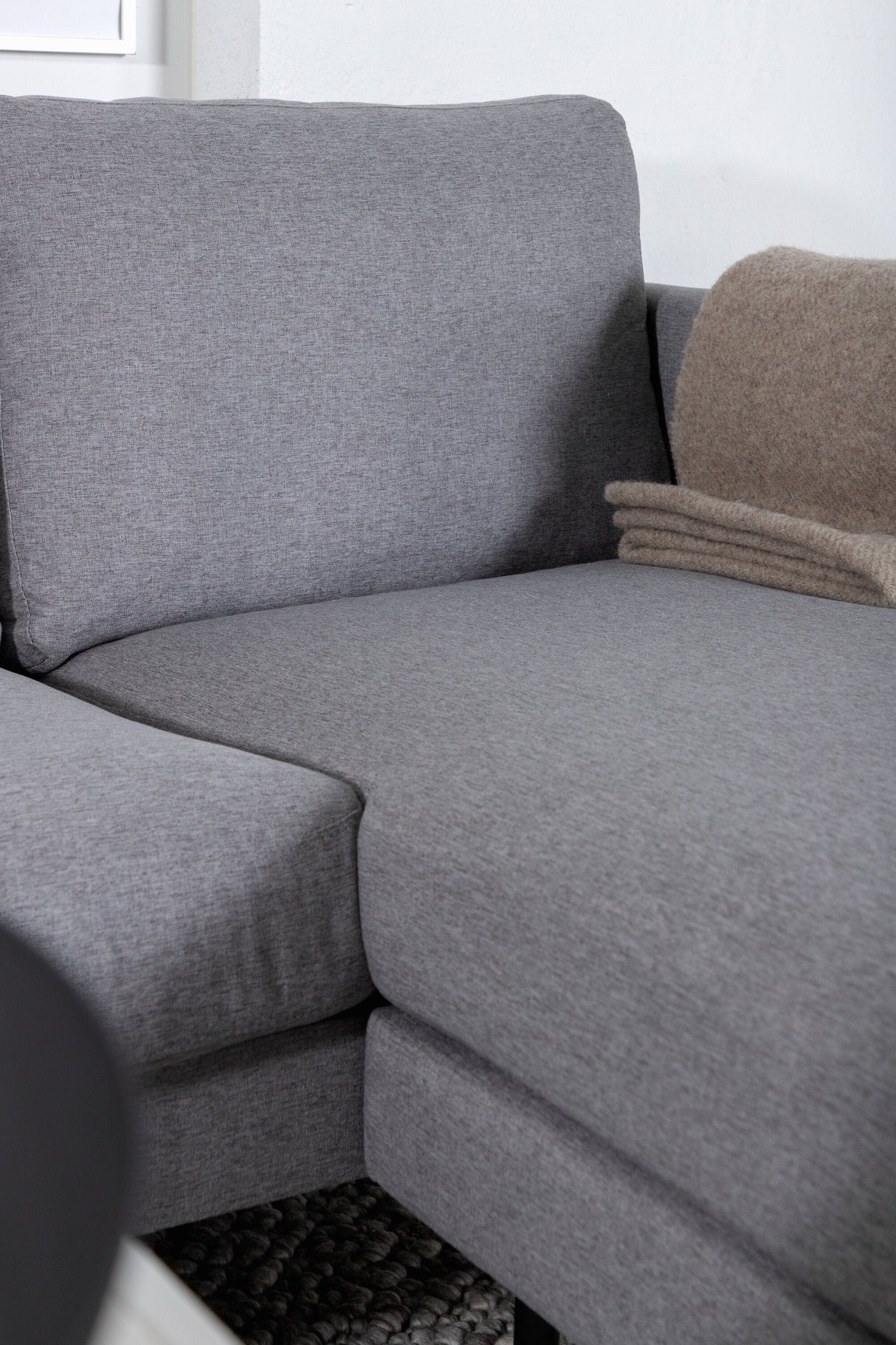 Zoom Chaiselongue Sofa - grau/Polyester - Chaiselongue Sofas - ALVAHOME