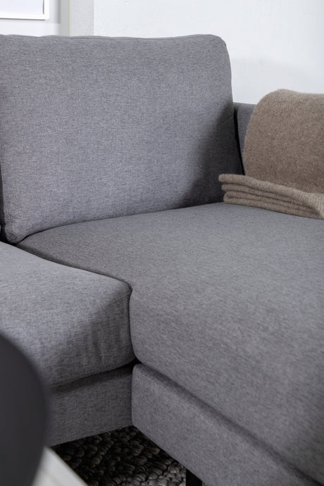 Zoom Chaiselongue Sofa - grau/Polyester - Chaiselongue Sofas - ALVAHOME