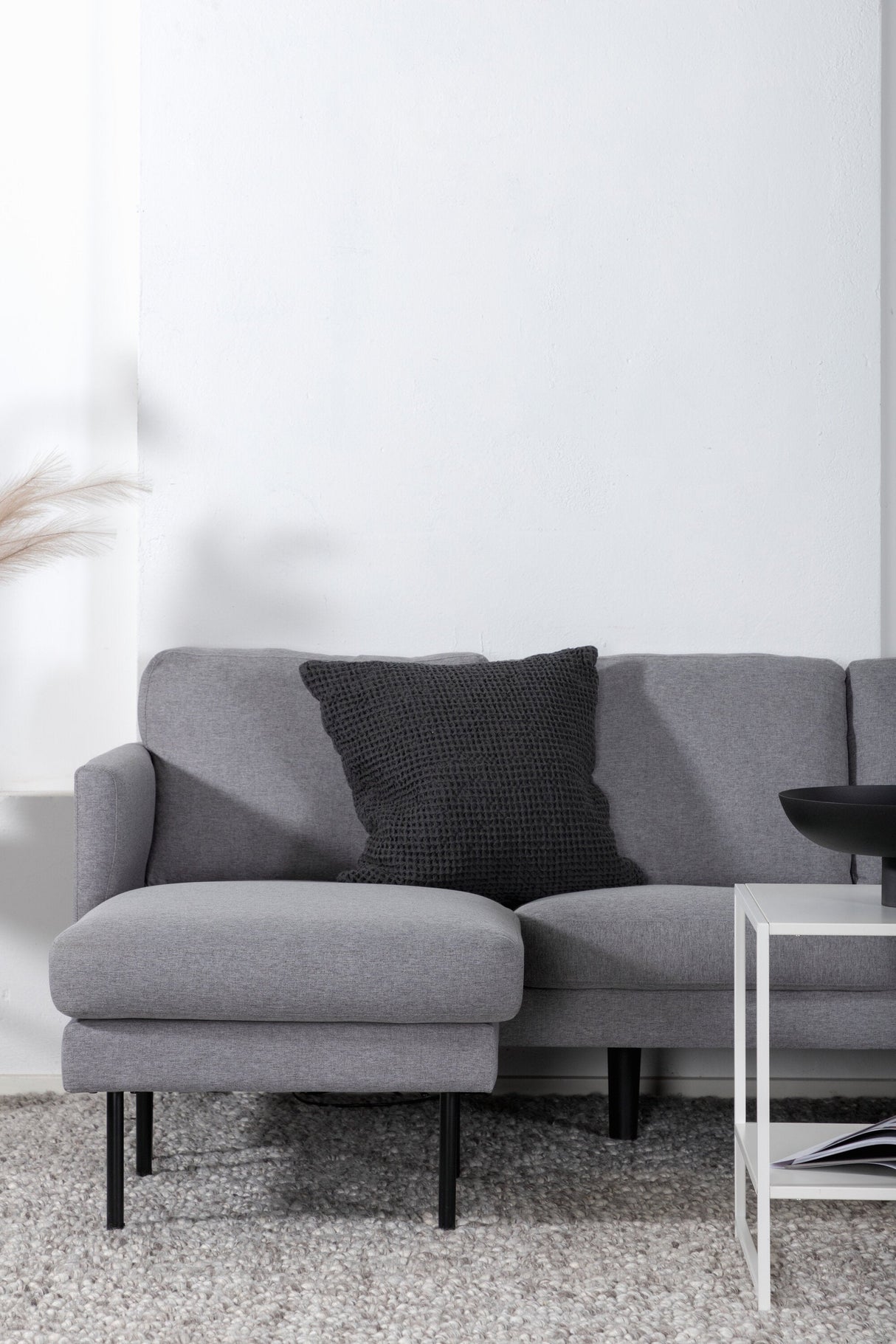 Zoom Chaiselongue Sofa - grau/Polyester - Chaiselongue Sofas - ALVAHOME