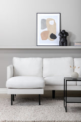 Zoom Chaiselongue Sofa - hellbeige/Polyester - Chaiselongue Sofas - ALVAHOME
