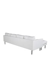 Zoom Chaiselongue Sofa - hellbeige/Polyester - Chaiselongue Sofas - ALVAHOME