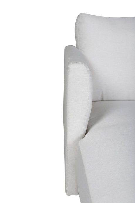 Zoom Chaiselongue Sofa - hellbeige/Polyester - Chaiselongue Sofas - ALVAHOME
