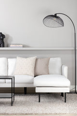 Zoom Chaiselongue Sofa - hellbeige/Polyester - Chaiselongue Sofas - ALVAHOME