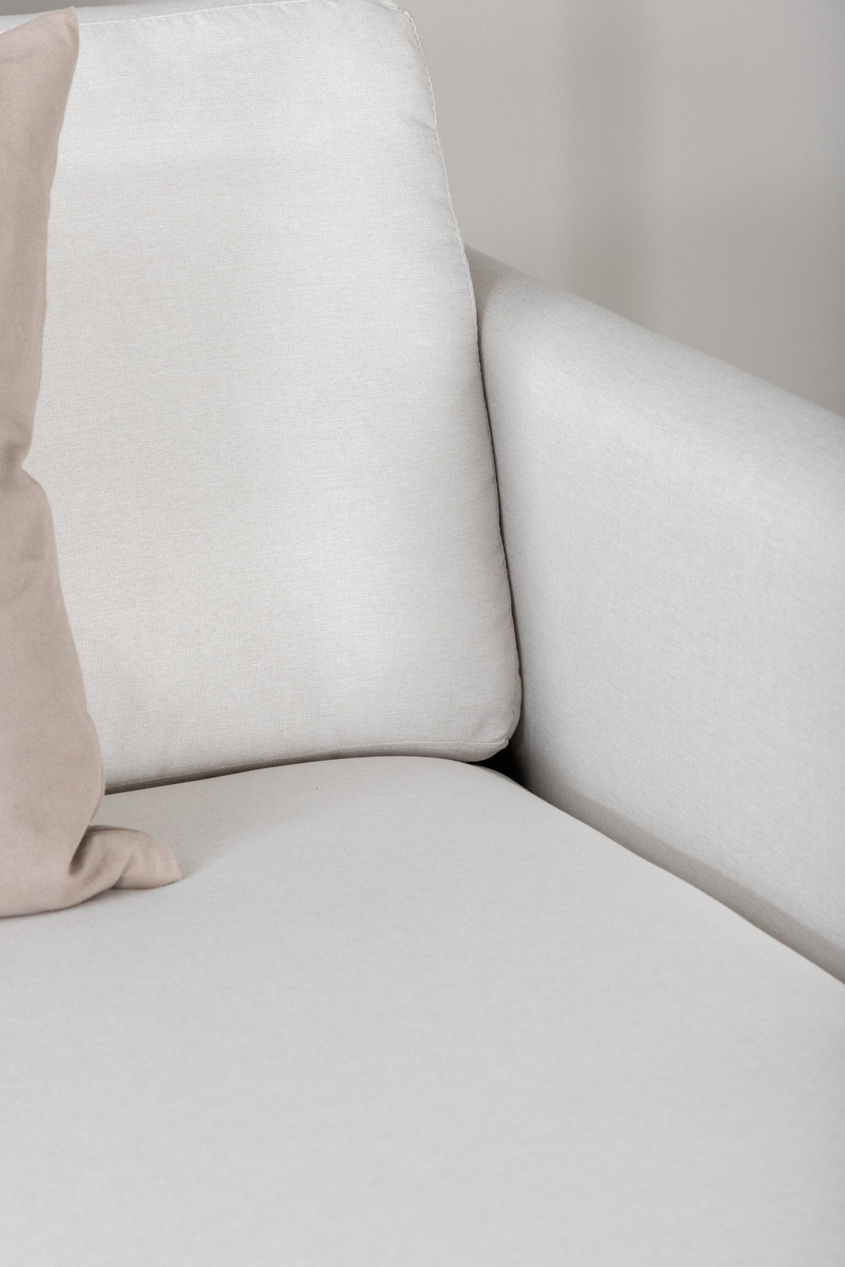 Zoom Chaiselongue Sofa - hellbeige/Polyester - Chaiselongue Sofas - ALVAHOME