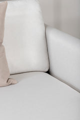 Zoom Chaiselongue Sofa - hellbeige/Polyester - Chaiselongue Sofas - ALVAHOME