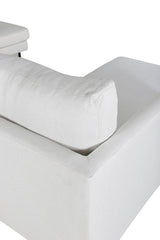 Zoom Chaiselongue Sofa - hellbeige/Polyester - Chaiselongue Sofas - ALVAHOME