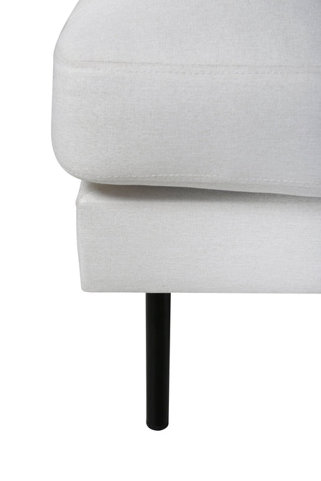 Zoom Chaiselongue Sofa - hellbeige/Polyester - Chaiselongue Sofas - ALVAHOME