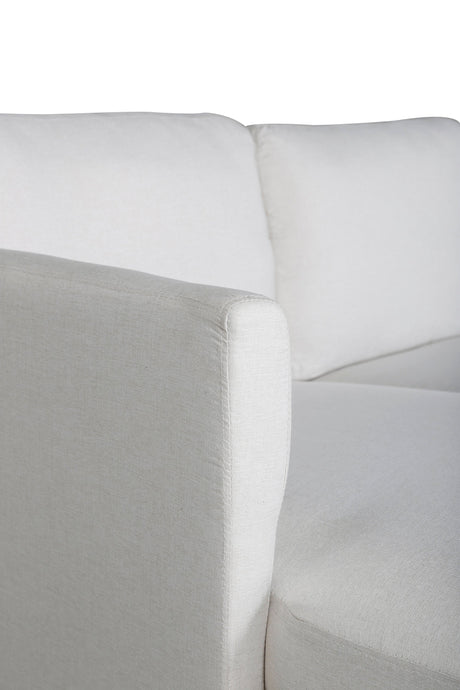 Zoom Chaiselongue Sofa - hellbeige/Polyester - Chaiselongue Sofas - ALVAHOME
