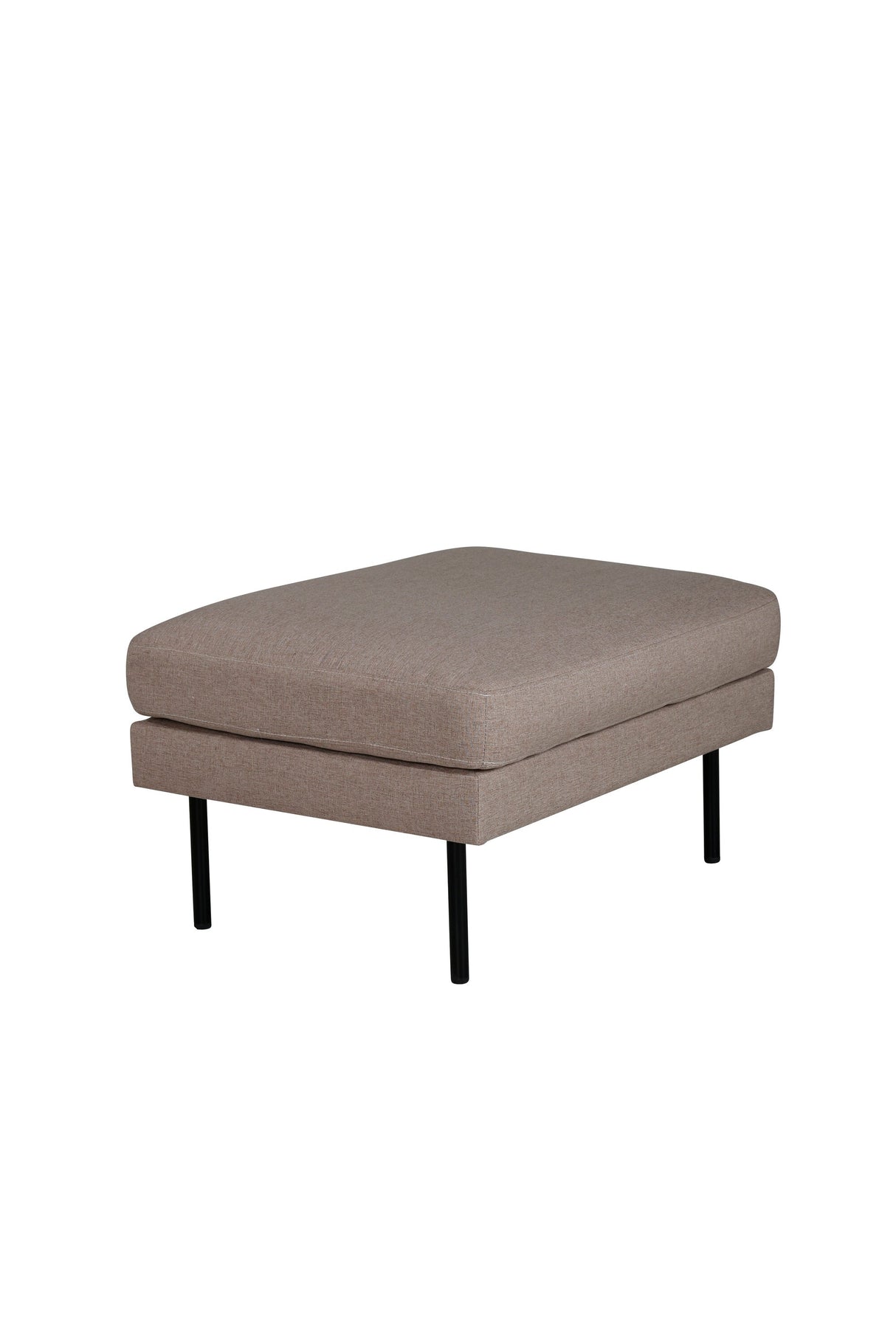 Zoom Ottoman - braun/Polyester - Ottomane / Poufs - ALVAHOME