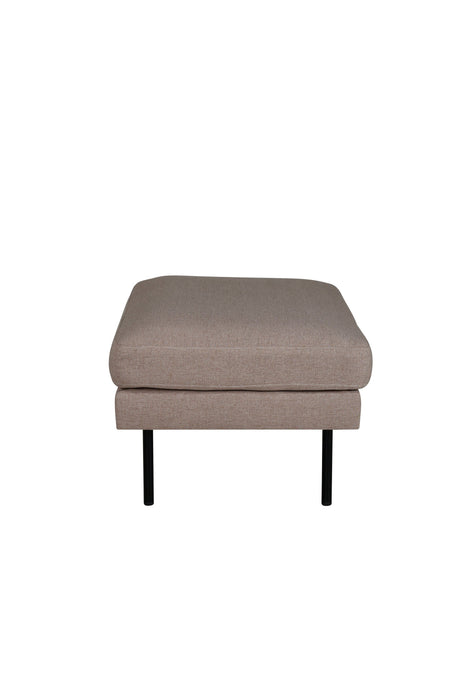 Zoom Ottoman - braun/Polyester - Ottomane / Poufs - ALVAHOME