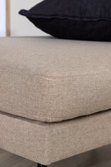 Zoom Ottoman - braun/Polyester - Ottomane / Poufs - ALVAHOME