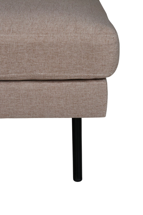 Zoom Ottoman - braun/Polyester - Ottomane / Poufs - ALVAHOME