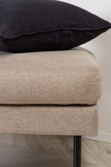 Zoom Ottoman - braun/Polyester - Ottomane / Poufs - ALVAHOME