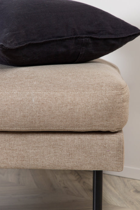 Zoom Ottoman - braun/Polyester - Ottomane / Poufs - ALVAHOME