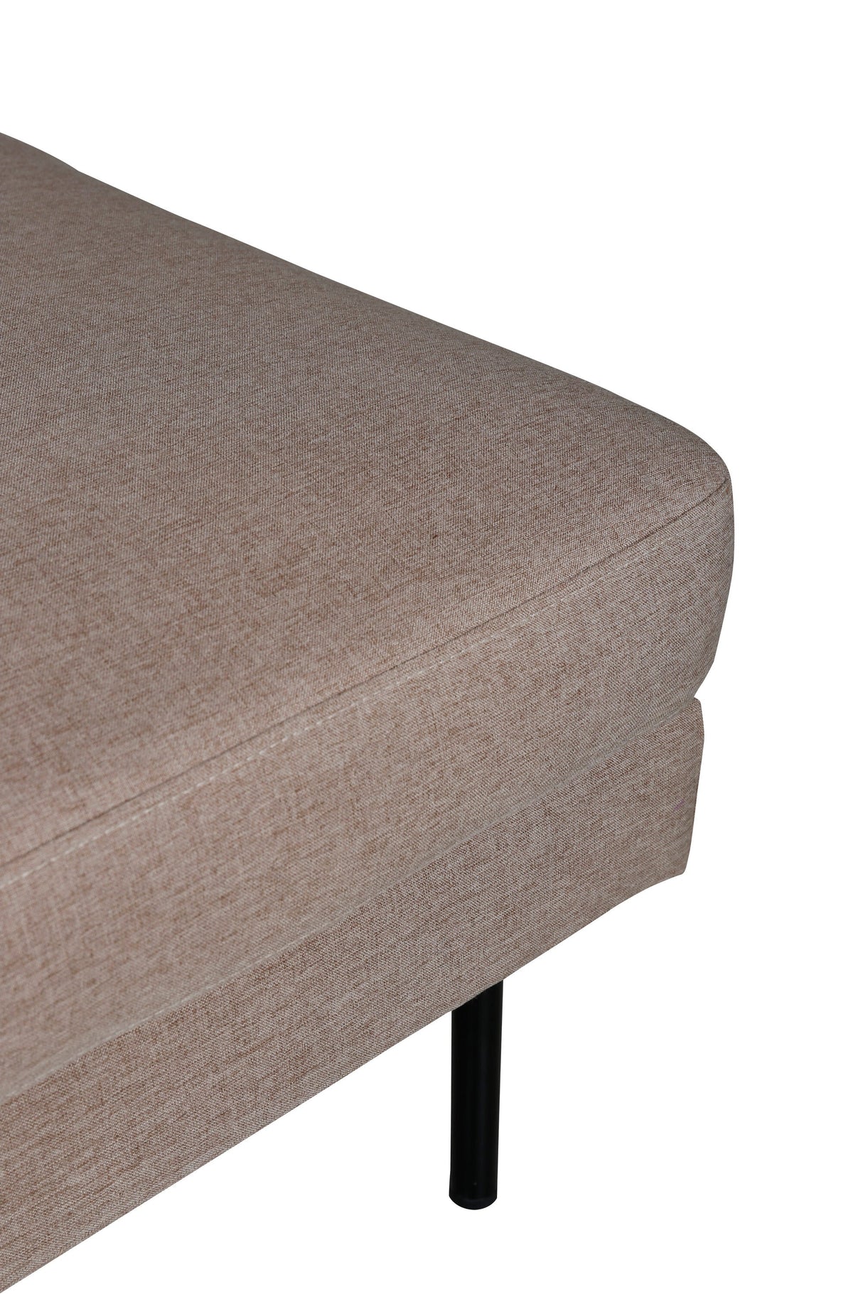 Zoom Ottoman - braun/Polyester - Ottomane / Poufs - ALVAHOME
