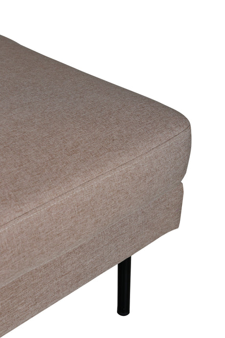 Zoom Ottoman - braun/Polyester - Ottomane / Poufs - ALVAHOME