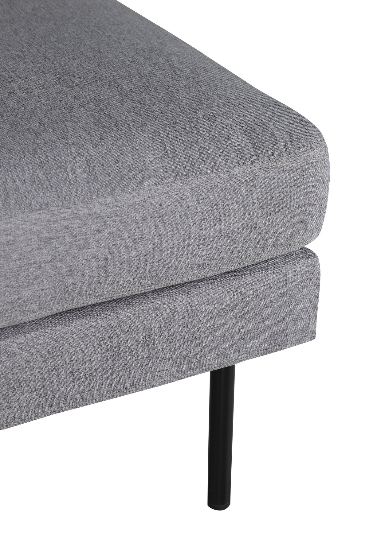 Zoom Ottoman - grau/Polyester - Ottomane / Poufs - ALVAHOME