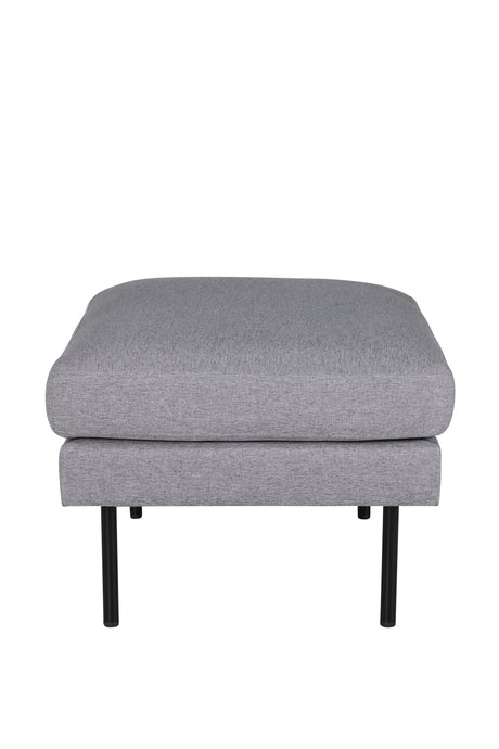 Zoom Ottoman - grau/Polyester - Ottomane / Poufs - ALVAHOME