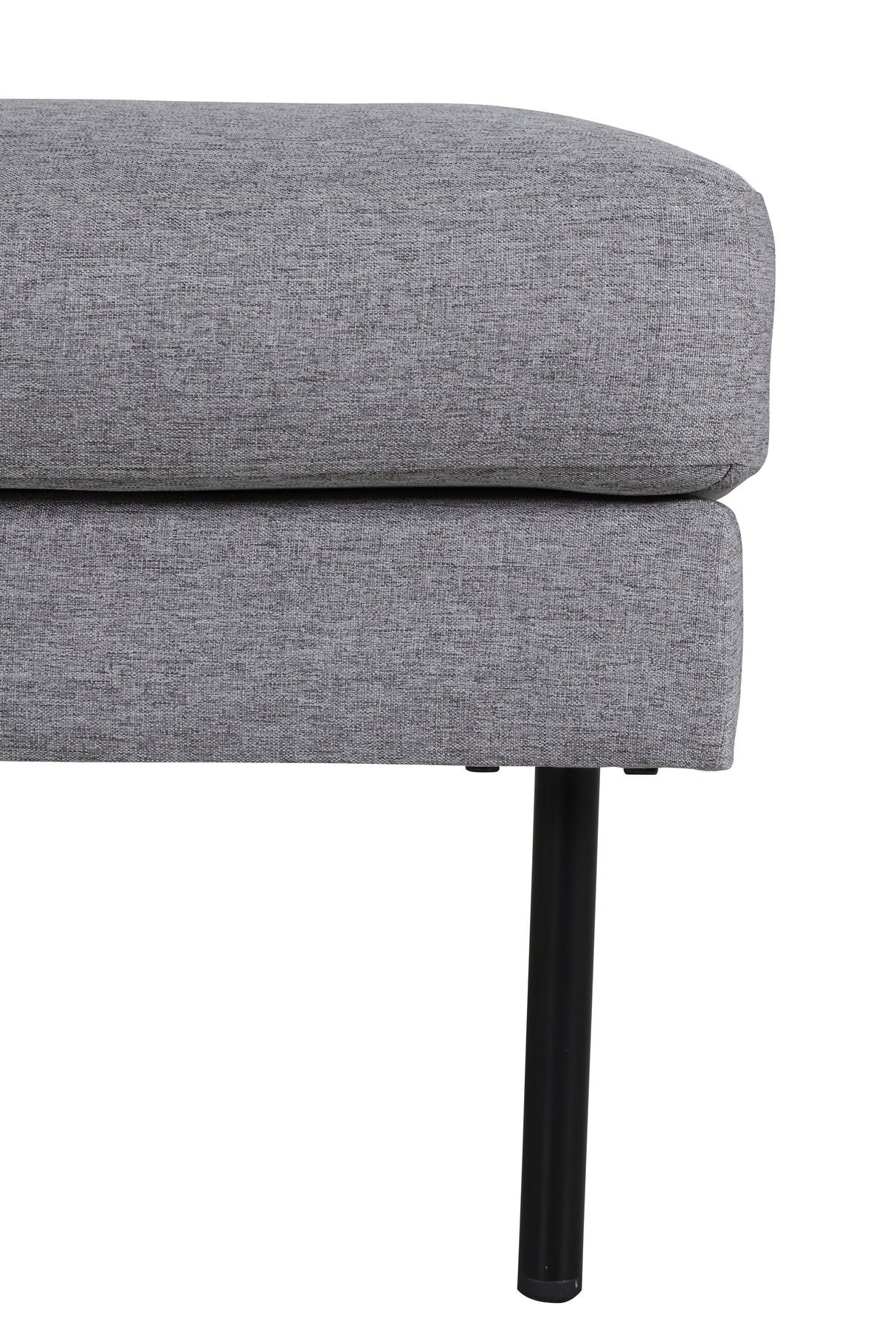 Zoom Ottoman - grau/Polyester - Ottomane / Poufs - ALVAHOME