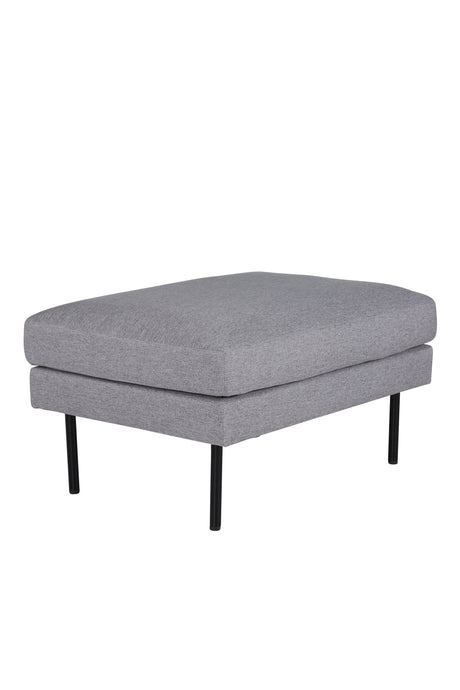 Zoom Ottoman - grau/Polyester - Ottomane / Poufs - ALVAHOME
