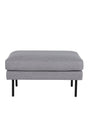 Zoom Ottoman - grau/Polyester - Ottomane / Poufs - ALVAHOME