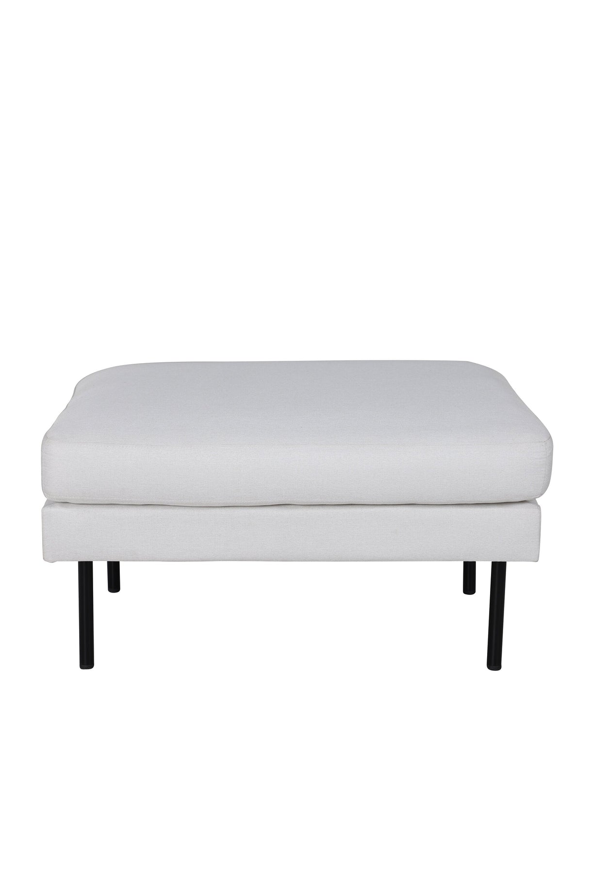Zoom Ottoman - hellbeige/Polyester - Ottomane / Poufs - ALVAHOME