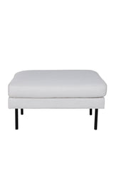 Zoom Ottoman - hellbeige/Polyester - Ottomane / Poufs - ALVAHOME