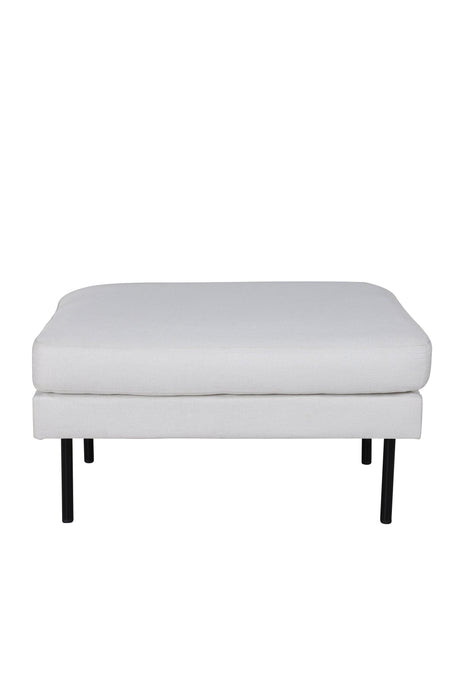 Zoom Ottoman - hellbeige/Polyester - Ottomane / Poufs - ALVAHOME