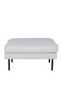 Zoom Ottoman - hellbeige/Polyester - Ottomane / Poufs - ALVAHOME